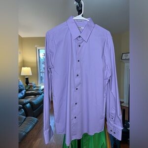 Express Fitted 1MX Men’s Dress Shirt, L